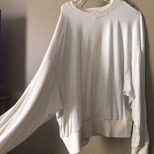 Easel size large oversized crew neck